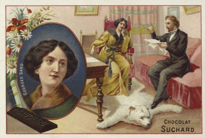 George Sand, französische Schriftstellerin von European School