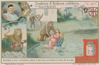 Giuseppe Garibaldi rettet eine ertrinkende Frau von European School