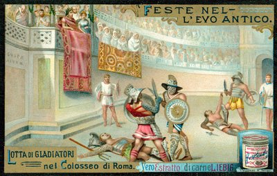 Gladiatorenkampf im Kolosseum, Rom von European School