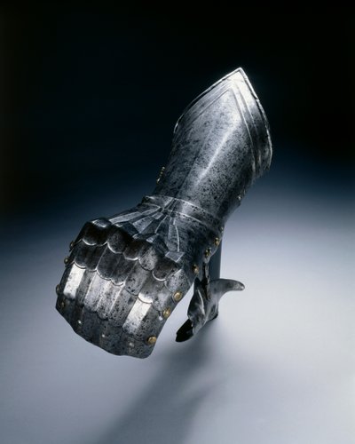 Gotischer Fausthandschuh für die rechte Hand, ca. 1490 von European School