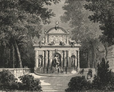 Grotte von Marie de Medici im Luxemburg von European School