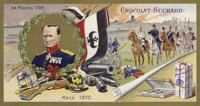 Helmuth von Moltke der Ältere und die Belagerung von Metz, Frankreich, 1870 von European School