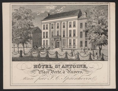 Hotel St. Antoine, Anvers, Antwerpen, J. C. Spaenhoven von European School