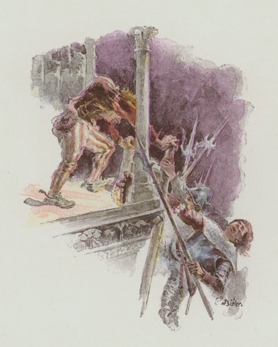 Illustration für Notre-Dame de Paris von Victor Hugo von European School