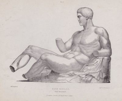 Illustration für Die Anatomie der äußeren Formen des Menschen: Elgin Marbles, Der Theseus von European School