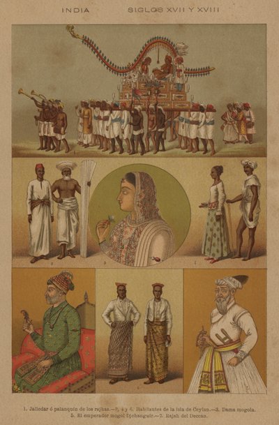 Indien, 17. und 18. Jahrhundert von European School