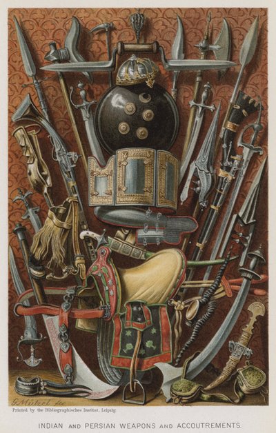 Indische und persische Waffen und Ausrüstungen von European School