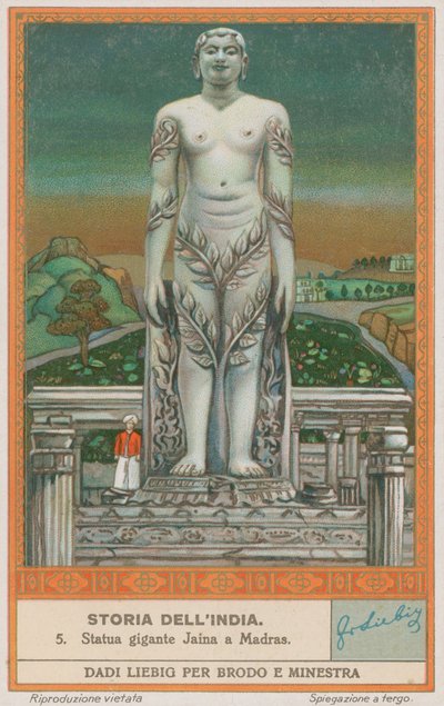 Jain-Statue in Madras (Chennai) von European School