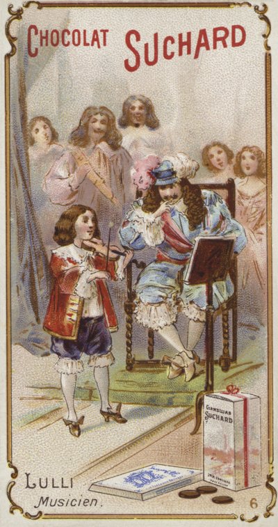 Jean-Baptiste Lully, französischer Musiker und Komponist, als Kind von European School