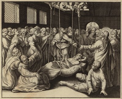 Jesus Christus heilt einen gelähmten Mann von European School