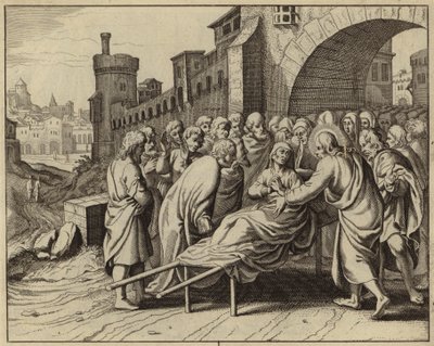 Jesus Christus erweckt den Sohn der Witwe von Nain von den Toten von European School