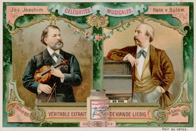 Joseph Joachim und Hans von Bülow von European School
