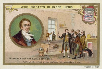 Joseph Louis Gay-Lussac, französischer Chemiker und Physiker von European School
