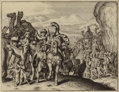 Josua und die Israeliten überqueren den Jordan und betreten Kanaan von European School