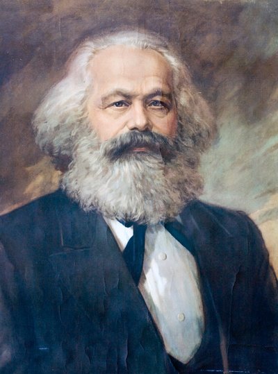 Karl Marx, deutscher Philosoph, Ökonom, politischer Theoretiker und sozialistischer Revolutionär von European School