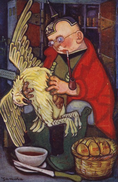 Das Töten der Henne, die goldene Eier legte von European School