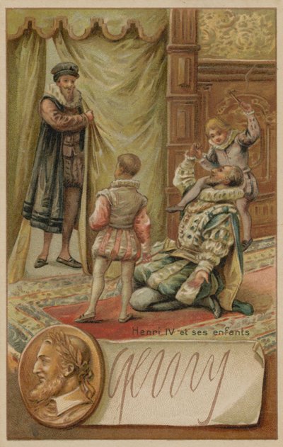 König Heinrich IV. von Frankreich mit seinen Kindern von European School