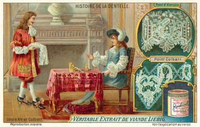 König Ludwig XIV. von Frankreich und Jean-Baptiste Colbert von European School