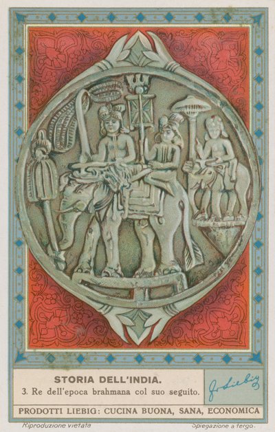 König aus der Brahmanenzeit und seine Berater von European School