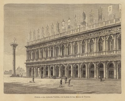 Libreria Vecchia auf der Piazza San Marco in Venedig von European School