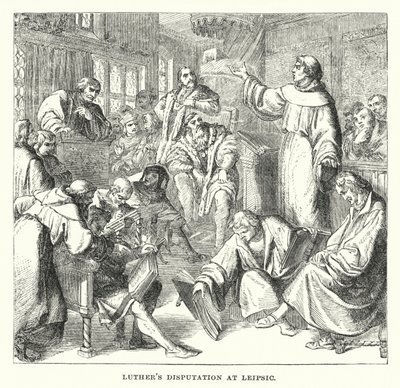 Luthers Disputation in Leipzig von European School