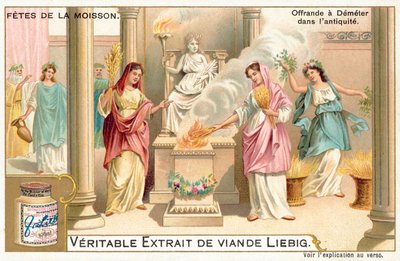 Opfergaben an Demeter im antiken Griechenland von European School