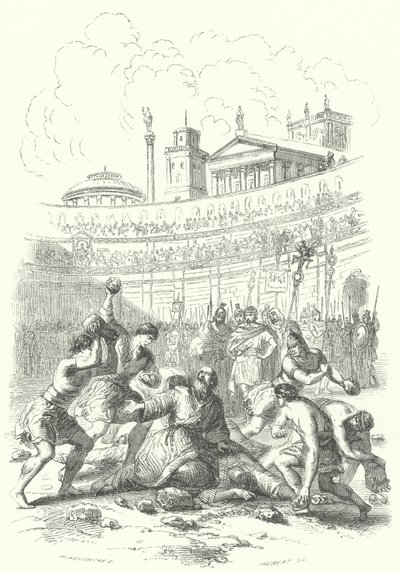 Martyrium der ersten Christen durch die Römer von European School