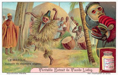 Masken afrikanischer Tänzer von European School