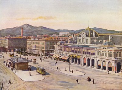 Nizza, La Place Massena von European School