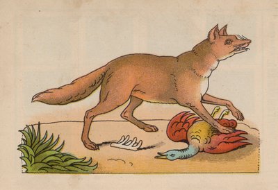 Seite aus dem magischen Buch (Farblitho) von European School