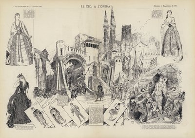 Aufführung von Jules Massenets Oper Le Cid an der Pariser Oper von European School