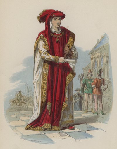 Philipp der Gute, Herzog von Burgund (kolorierte Gravur) von European School