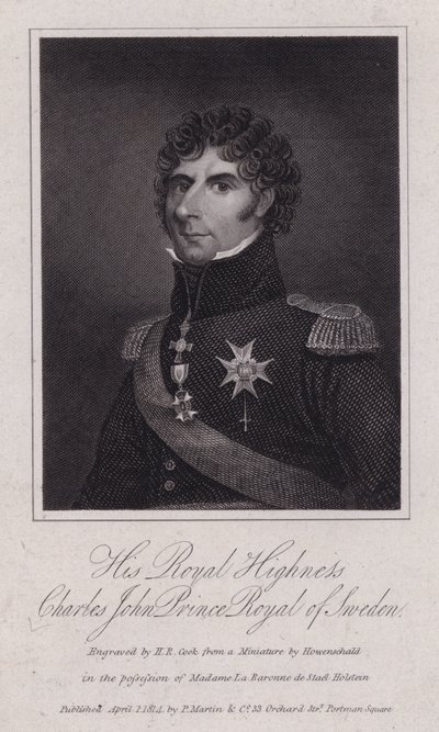 Prinz Karl Johann von Schweden, später König Karl Johann XIV. von European School