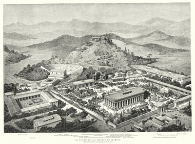 Rekonstruktion des antiken Olympia, Griechenland von European School