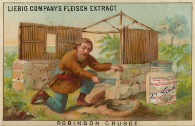 Robinson Crusoe, Bau der Hütte von European School