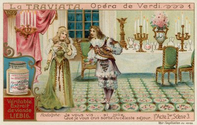 Rodolphe erklärt Violetta seine Liebe von European School
