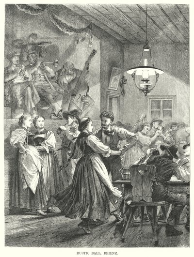 Rustikaler Ball, Brienz (Gravur) von European School