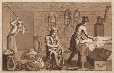 Sattler (Lithografie) von European School
