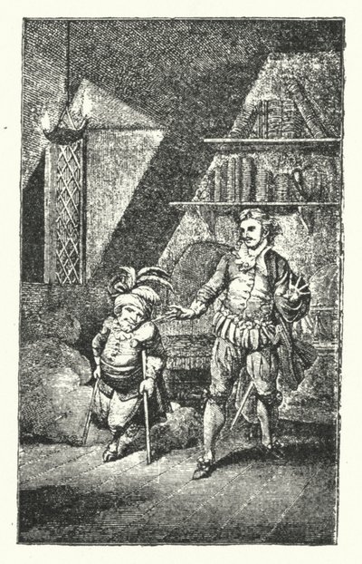 Szene aus Der krumme Teufel, der ersten Oper von Joseph Haydn (Stich) von European School