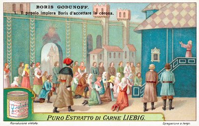Szene aus Modest Mussorgskys Oper Boris Godunow von European School