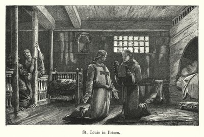 St. Louis im Gefängnis (Gravur) von European School