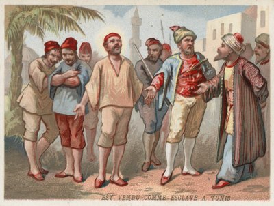 Der heilige Vinzenz von Paul als Sklave in Tunis verkauft von European School