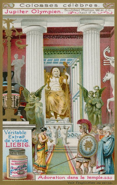 Statue des Jupiter von Phidias von European School