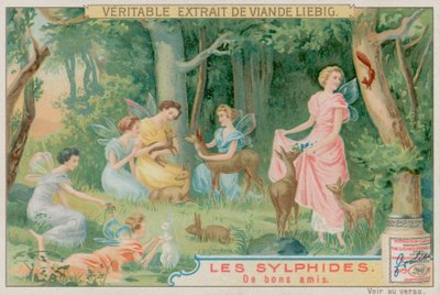 Sylphen und Waldtiere von European School
