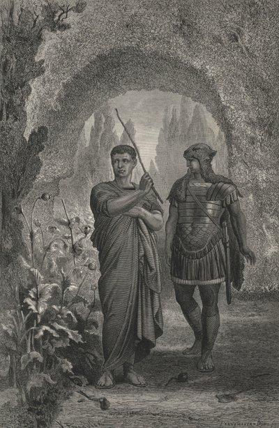 Tarquin der Stolze und der Gesandte von Sextus von European School