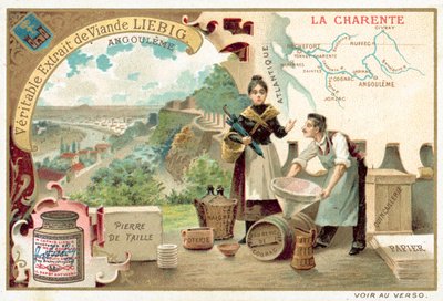 Die Charente und ein Blick auf Angoulême von European School