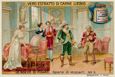 Der Graf, die Gräfin, Figaro und Susanna, und Antonio der Gärtner von European School
