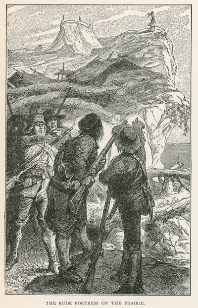 Die grobe Festung auf der Prärie von European School
