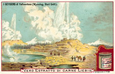 Die Geysire des Yellowstone-Nationalparks, Wyoming, USA von European School