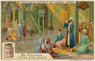 Das Innere einer türkischen Moschee von European School